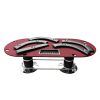 96 inches Poker Table Model 18755 Red with Cup Holders and Chips Tray
